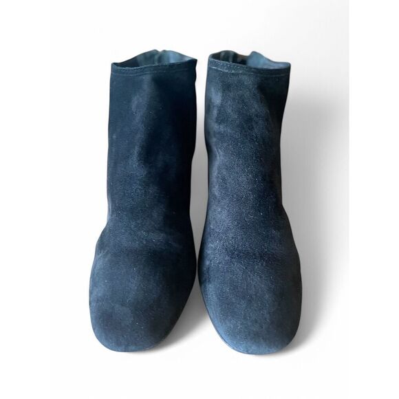CECELIA New York Women's 8.5 Midnight Nolton Ankle Boots Black Suede Great Cond. - Picture 1 of 9